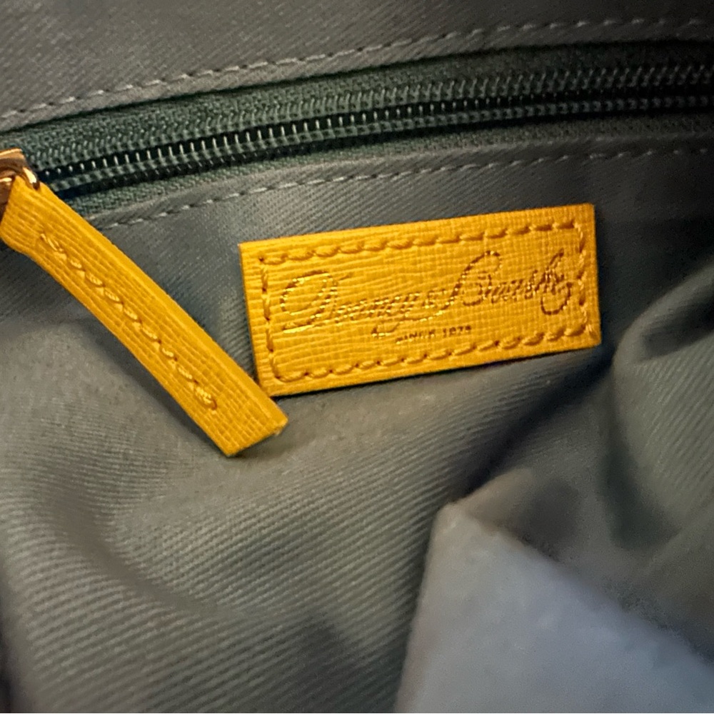 Dooney & Bourke “Citrus Delight” Lemon Print Ginger Pouchette Crossbody Bag - Picture 10 of 15